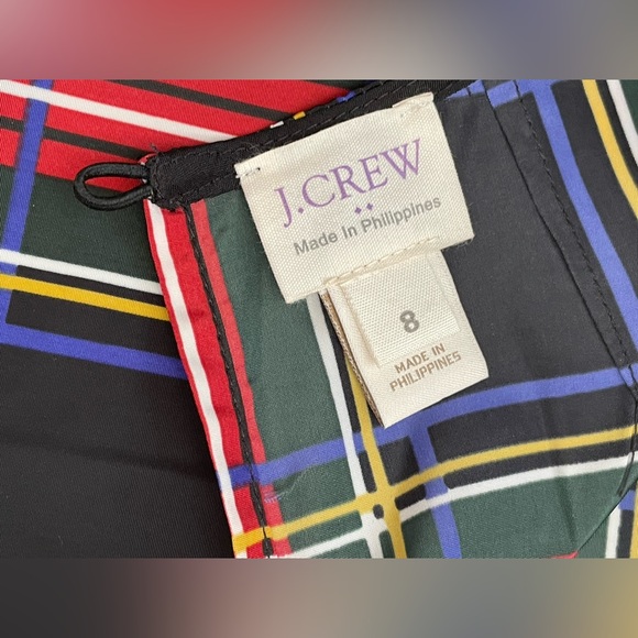 J Crew Factory Women’s Tartan Plaid Size 8 Sleeveless Top - Picture 12 of 15